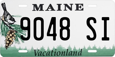 ME license plate 9048SI