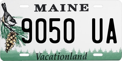 ME license plate 9050UA