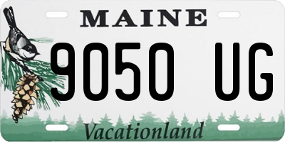 ME license plate 9050UG