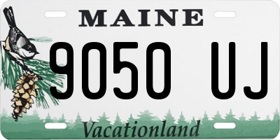 ME license plate 9050UJ