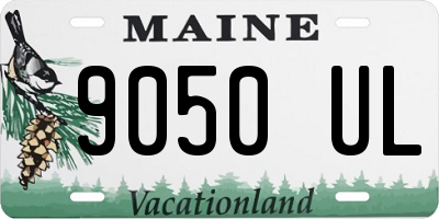 ME license plate 9050UL
