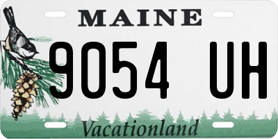 ME license plate 9054UH