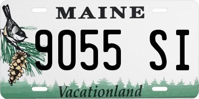 ME license plate 9055SI