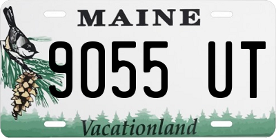 ME license plate 9055UT