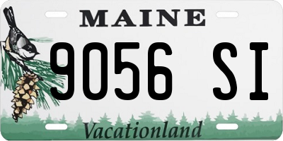 ME license plate 9056SI