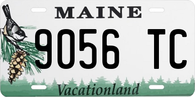 ME license plate 9056TC