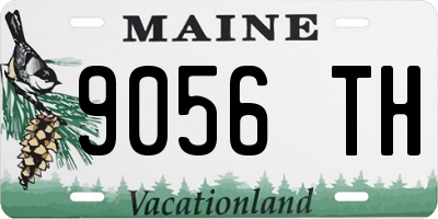 ME license plate 9056TH