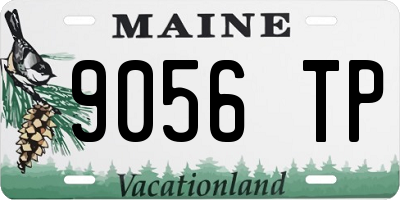 ME license plate 9056TP