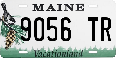 ME license plate 9056TR