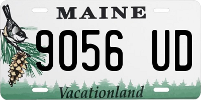 ME license plate 9056UD