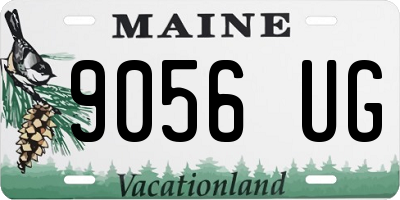 ME license plate 9056UG