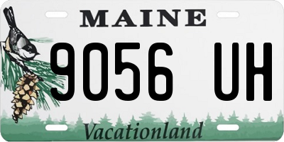 ME license plate 9056UH