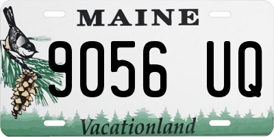 ME license plate 9056UQ