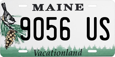 ME license plate 9056US