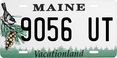 ME license plate 9056UT