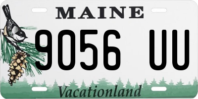 ME license plate 9056UU