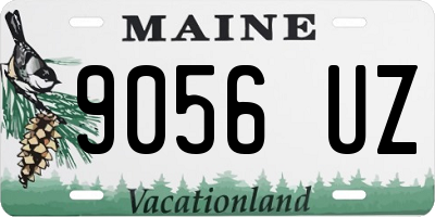 ME license plate 9056UZ