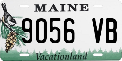 ME license plate 9056VB