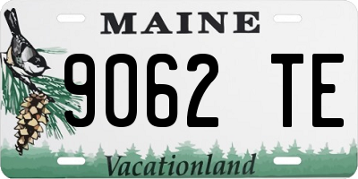 ME license plate 9062TE