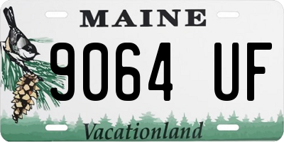 ME license plate 9064UF