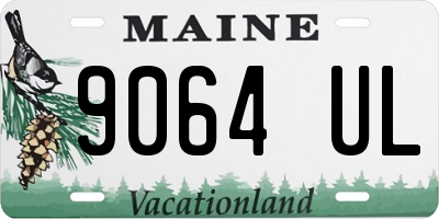 ME license plate 9064UL