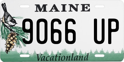 ME license plate 9066UP