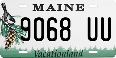 ME license plate 9068UU