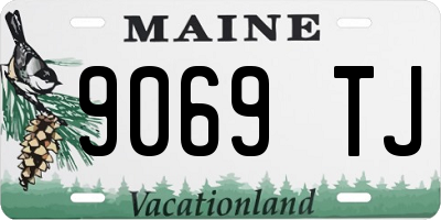 ME license plate 9069TJ