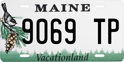 ME license plate 9069TP