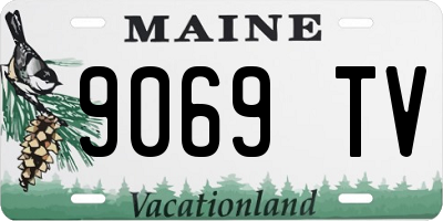 ME license plate 9069TV