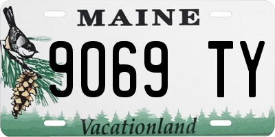 ME license plate 9069TY