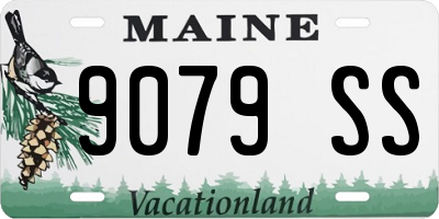ME license plate 9079SS