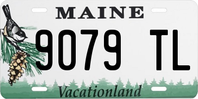ME license plate 9079TL