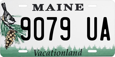 ME license plate 9079UA