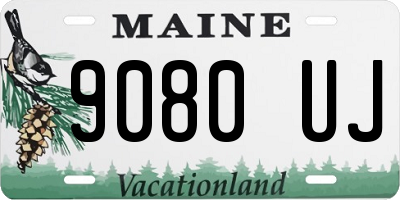ME license plate 9080UJ