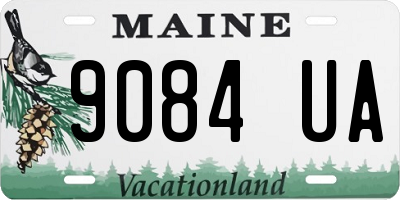 ME license plate 9084UA