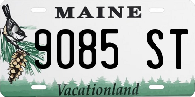 ME license plate 9085ST