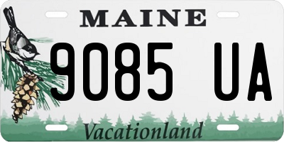 ME license plate 9085UA