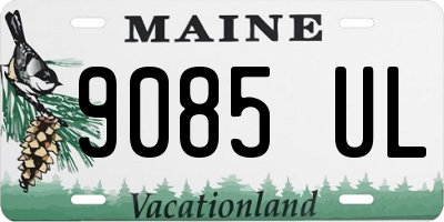 ME license plate 9085UL