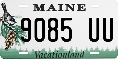 ME license plate 9085UU