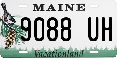 ME license plate 9088UH