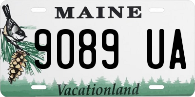 ME license plate 9089UA