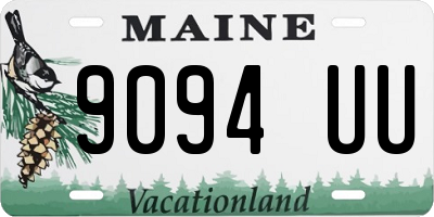 ME license plate 9094UU