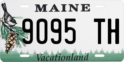 ME license plate 9095TH