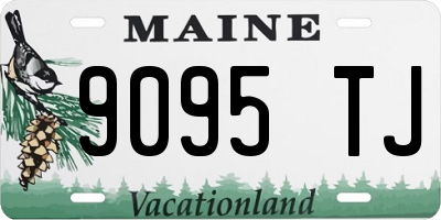 ME license plate 9095TJ