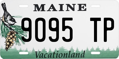 ME license plate 9095TP