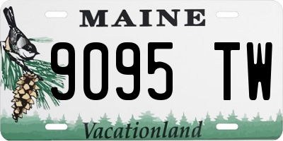 ME license plate 9095TW