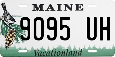 ME license plate 9095UH