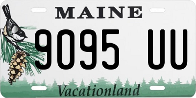 ME license plate 9095UU