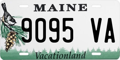 ME license plate 9095VA